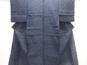 紗紬唐草模様織り出し着物